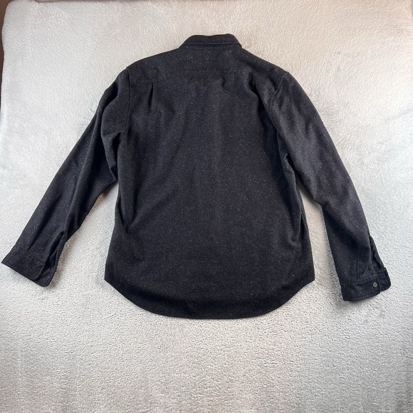 Bonobos Wool Blend Donegal Camp Shirt Mens XL Charcoal Speckled Preppy Outdoor - Picture 2 of 9